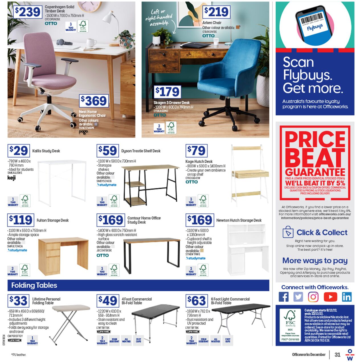 Officeworks Catalogue - 08/12-22/12/2022 (Page 31)