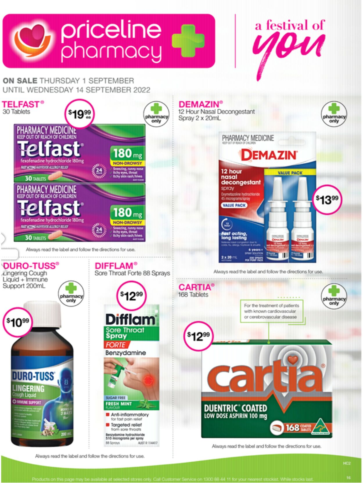 Priceline Pharmacy Catalogue - 01/09-14/09/2022 (Page 9)