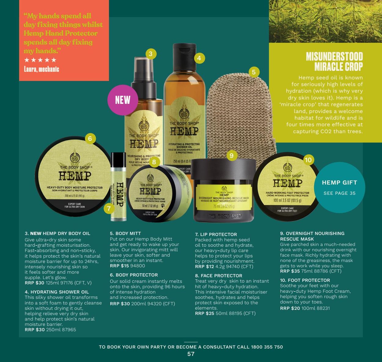 The Body Shop - Summer 2021 Catalogue - 01/01-31/03/2021 (Page 57)