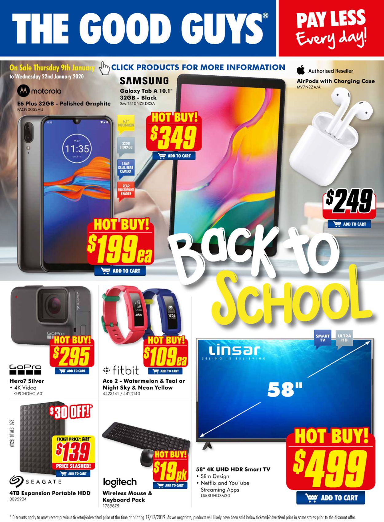 The Good Guys Back to School Catalogue - 09/01-22/01/2020 (Page 28)