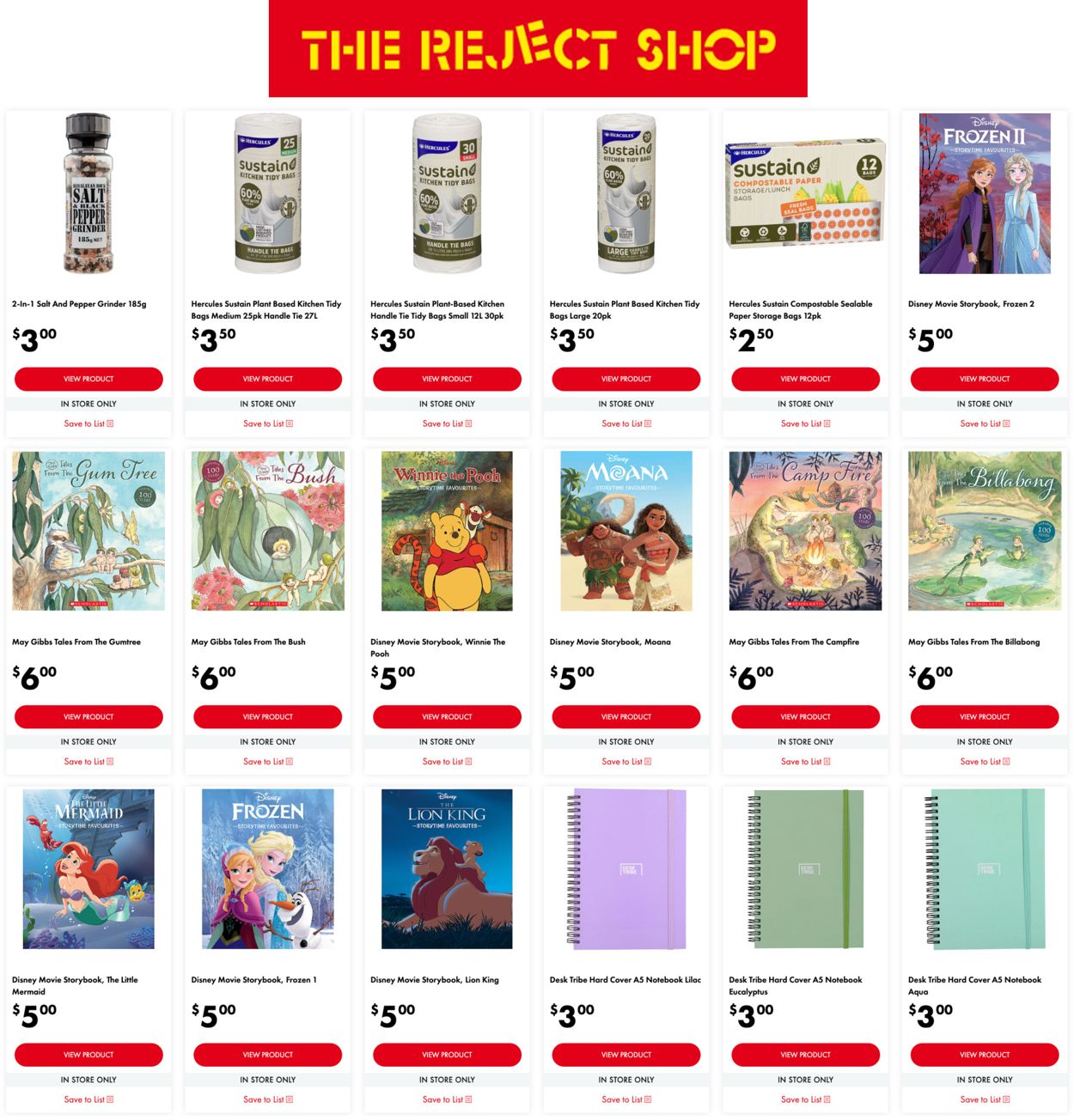 The Reject Shop Catalogue - 04/08-17/08/2022