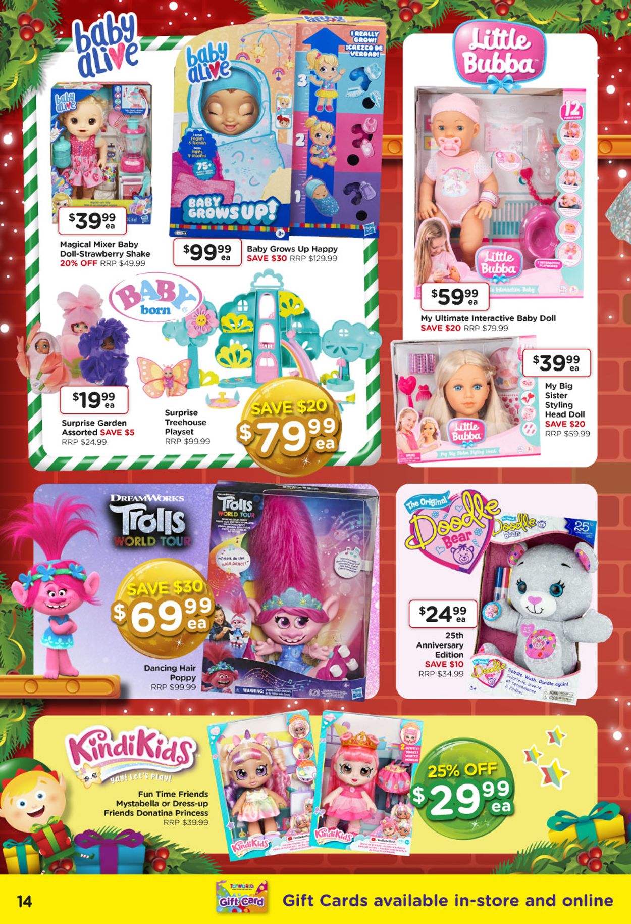 Toyworld Christmas 2020 Catalogue - 04/11-15/11/2020 (Page 14)