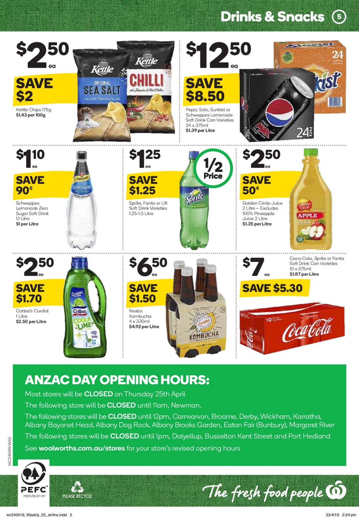 Woolworths - WA Catalogue - 24/04-30/04/2019 (Page 5)