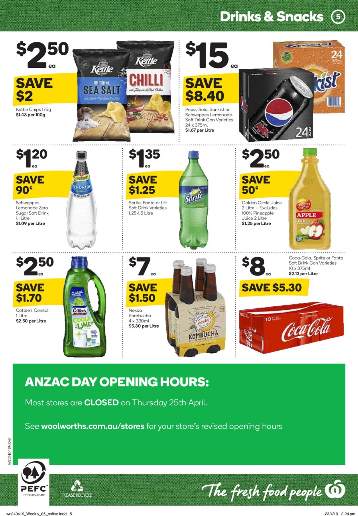 Woolworths Catalogue - 24/04-30/04/2019 (Page 5)