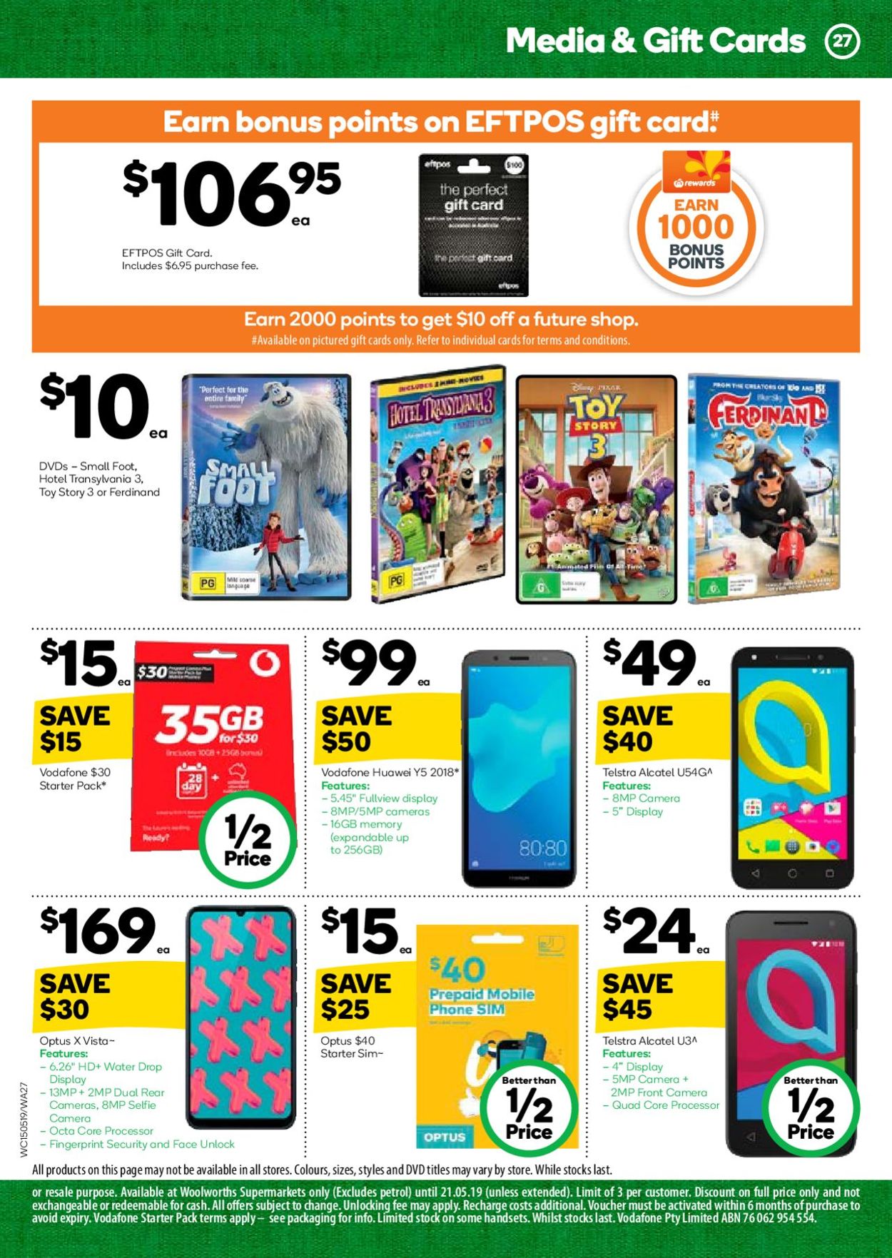 Woolworths Catalogue - 15/05-21/05/2019 (Page 27)