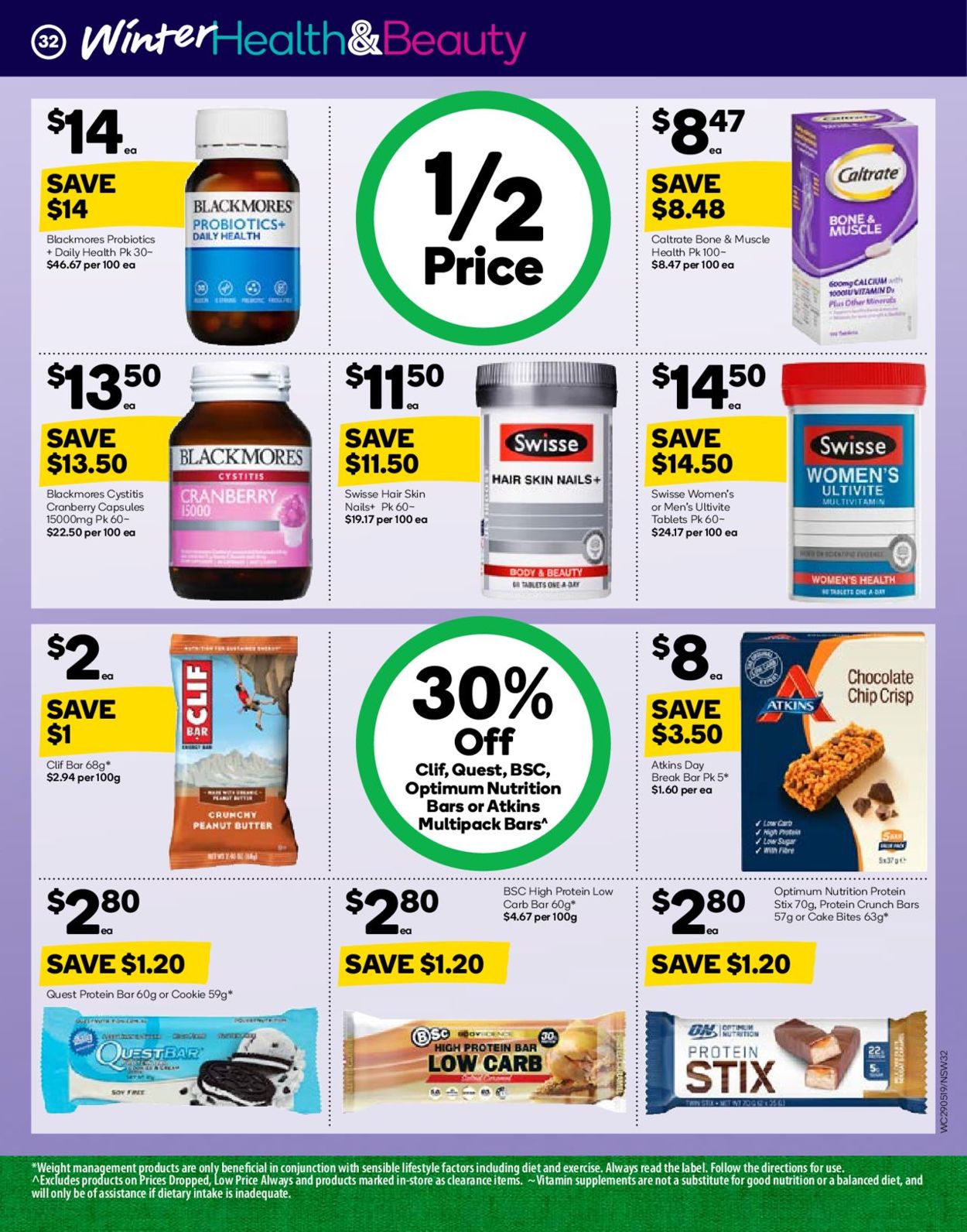 Woolworths Catalogue - 29/05-04/06/2019 (Page 32)