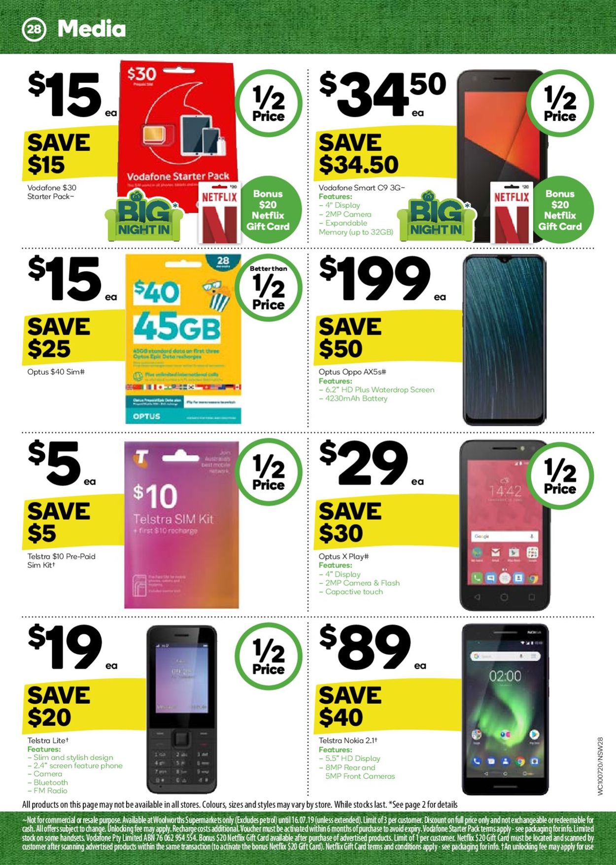 Woolworths Catalogue - 10/07-16/07/2019 (Page 28)