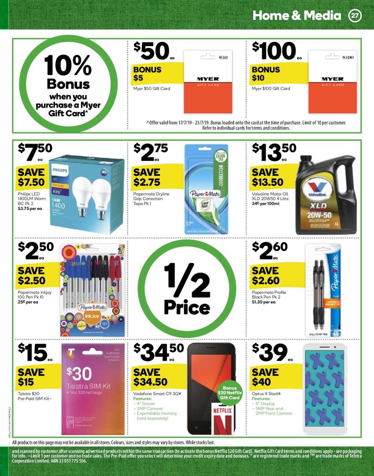 Woolworths Catalogue - 17/07-23/07/2019 (Page 27)