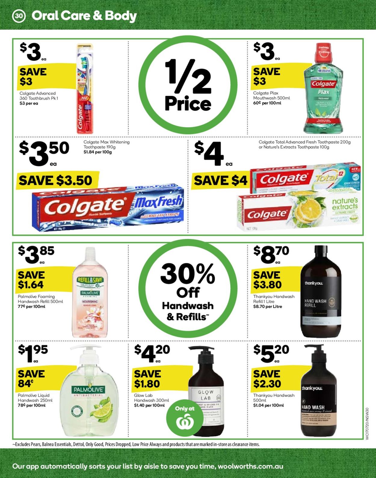 Woolworths Catalogue - 17/07-23/07/2019 (Page 30)