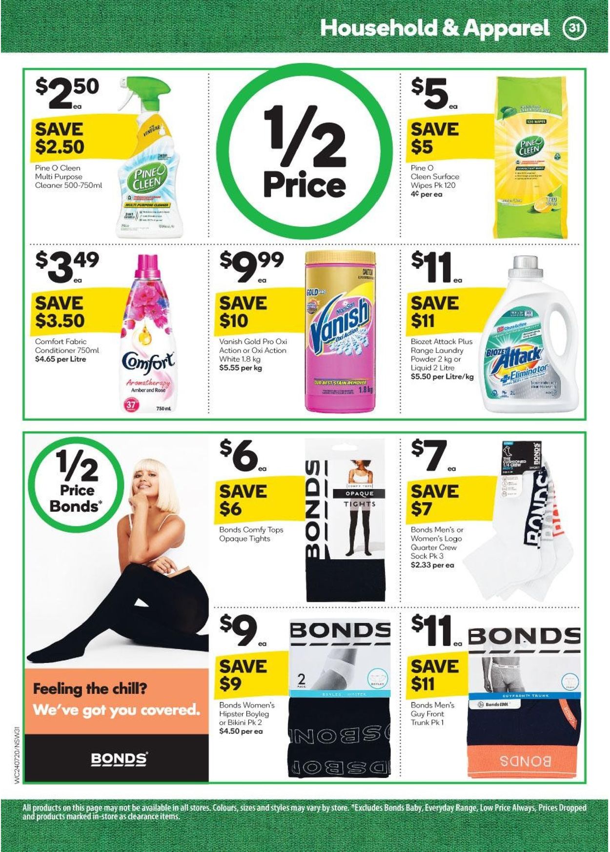 Woolworths Catalogue - 24/07-30/07/2019 (Page 31)