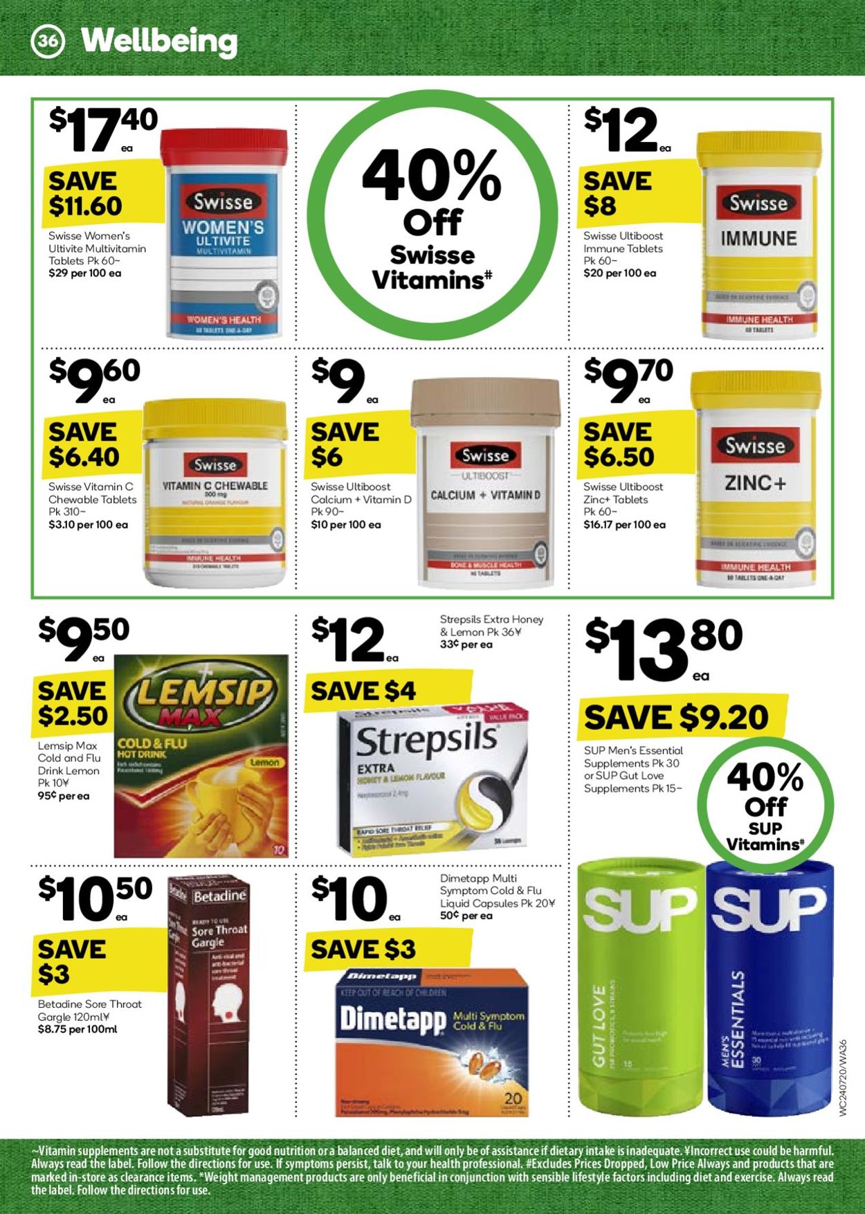 Woolworths Catalogue - 24/07-30/07/2019 (Page 36)