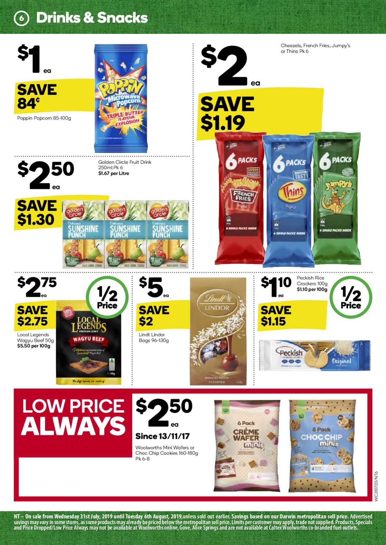 Woolworths Catalogue - 31/07-06/08/2019 (Page 6)