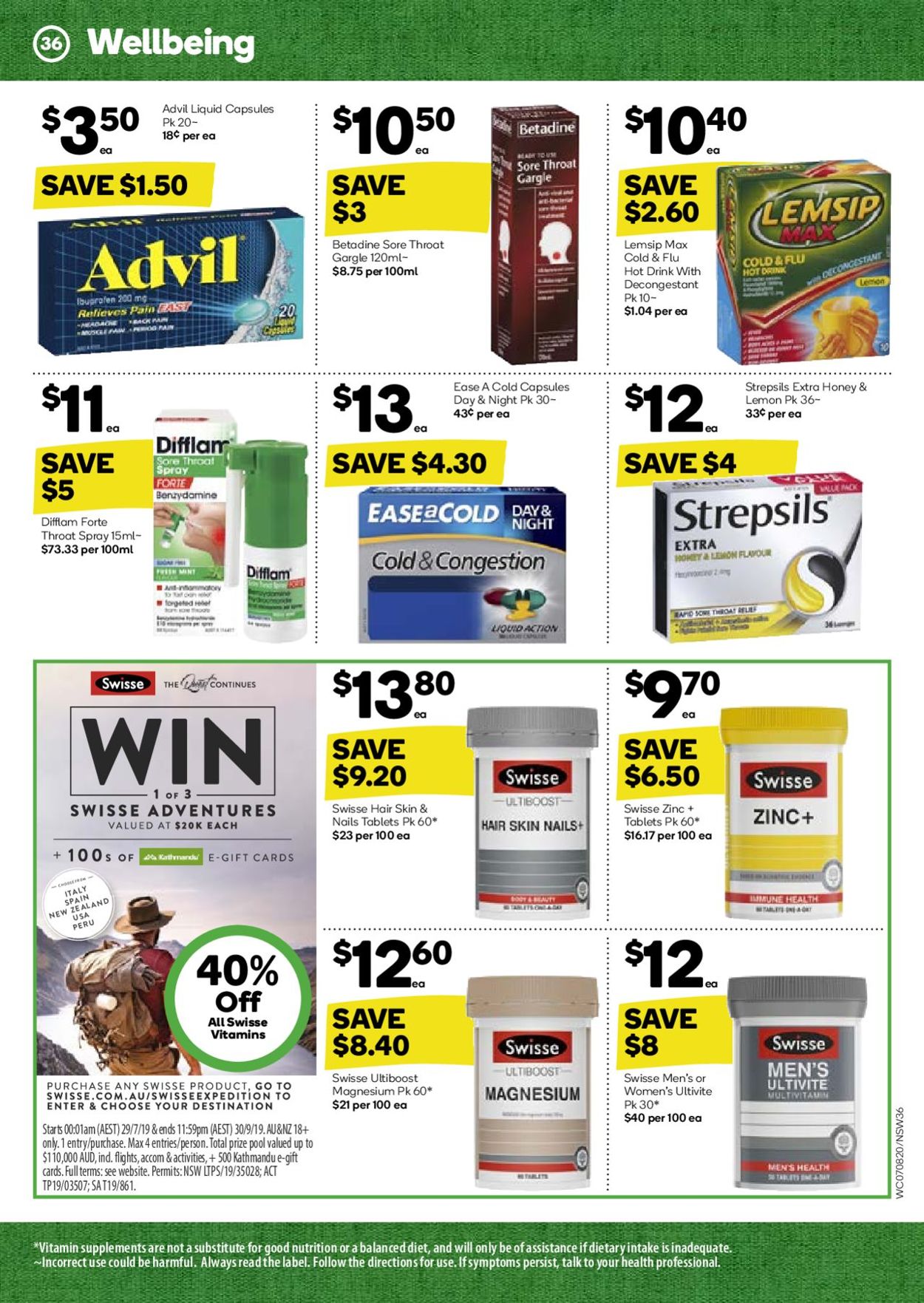 Woolworths Catalogue - 07/08-13/08/2019 (Page 36)