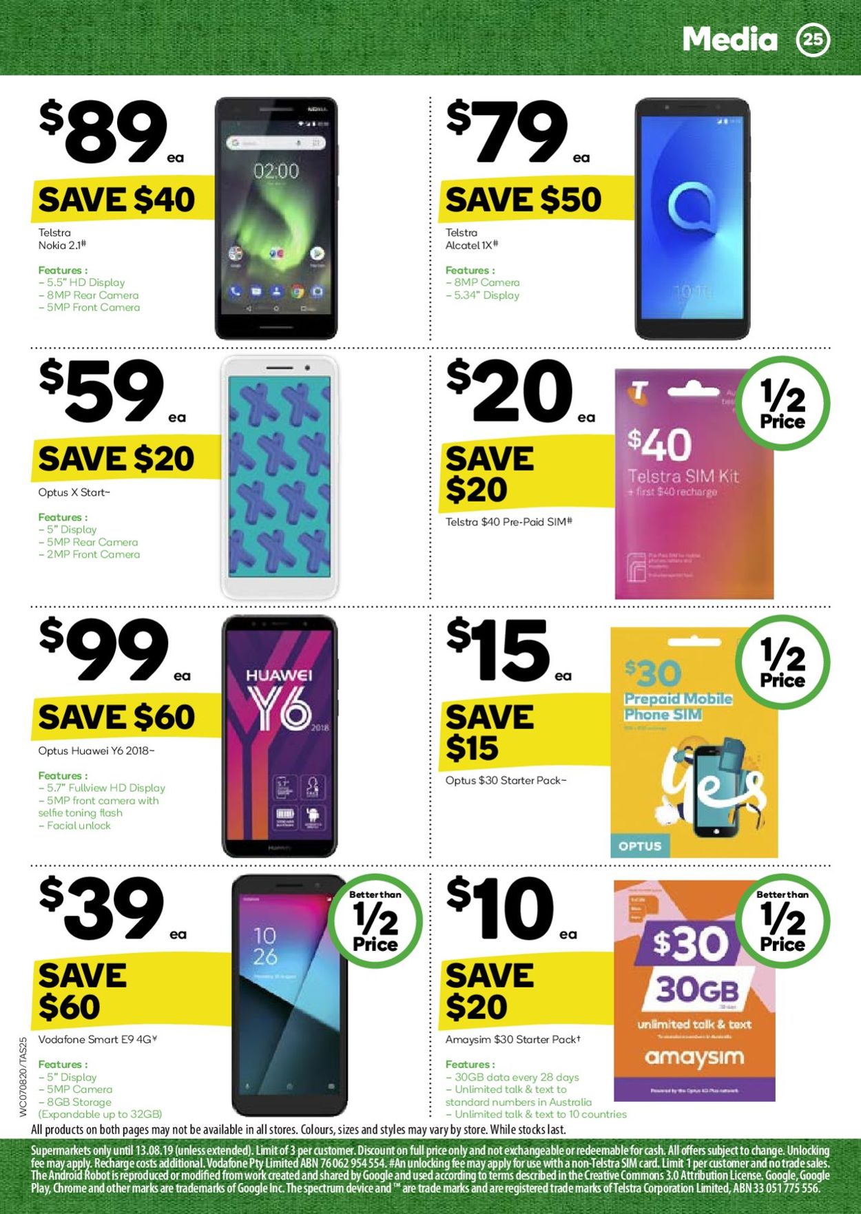 Woolworths Catalogue - 07/08-15/08/2019 (Page 25)