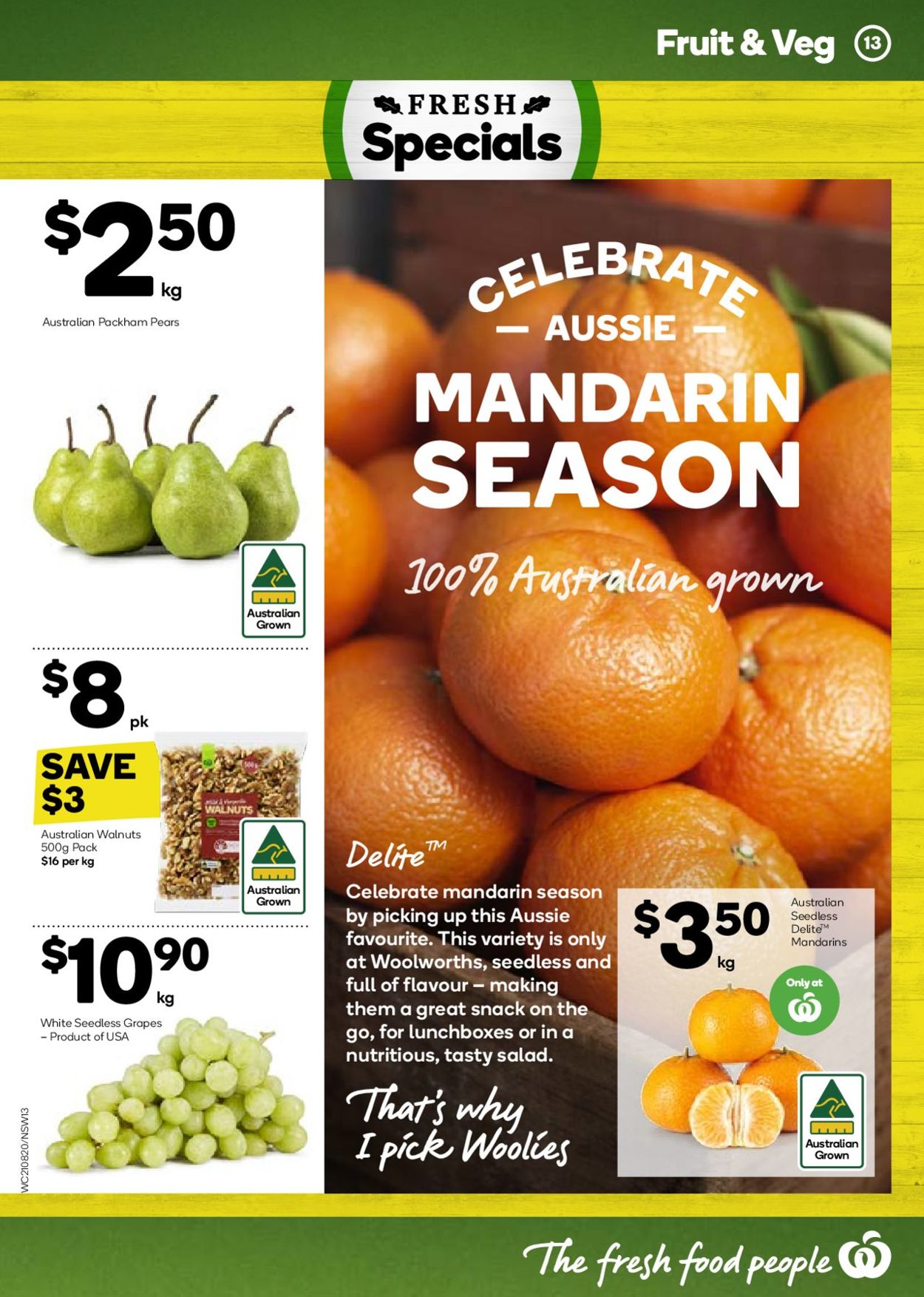 Woolworths Catalogue - 21/08-27/08/2019 (Page 13)