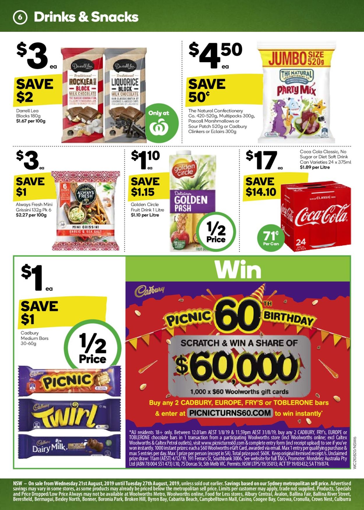 Woolworths Catalogue - 21/08-27/08/2019 (Page 6)