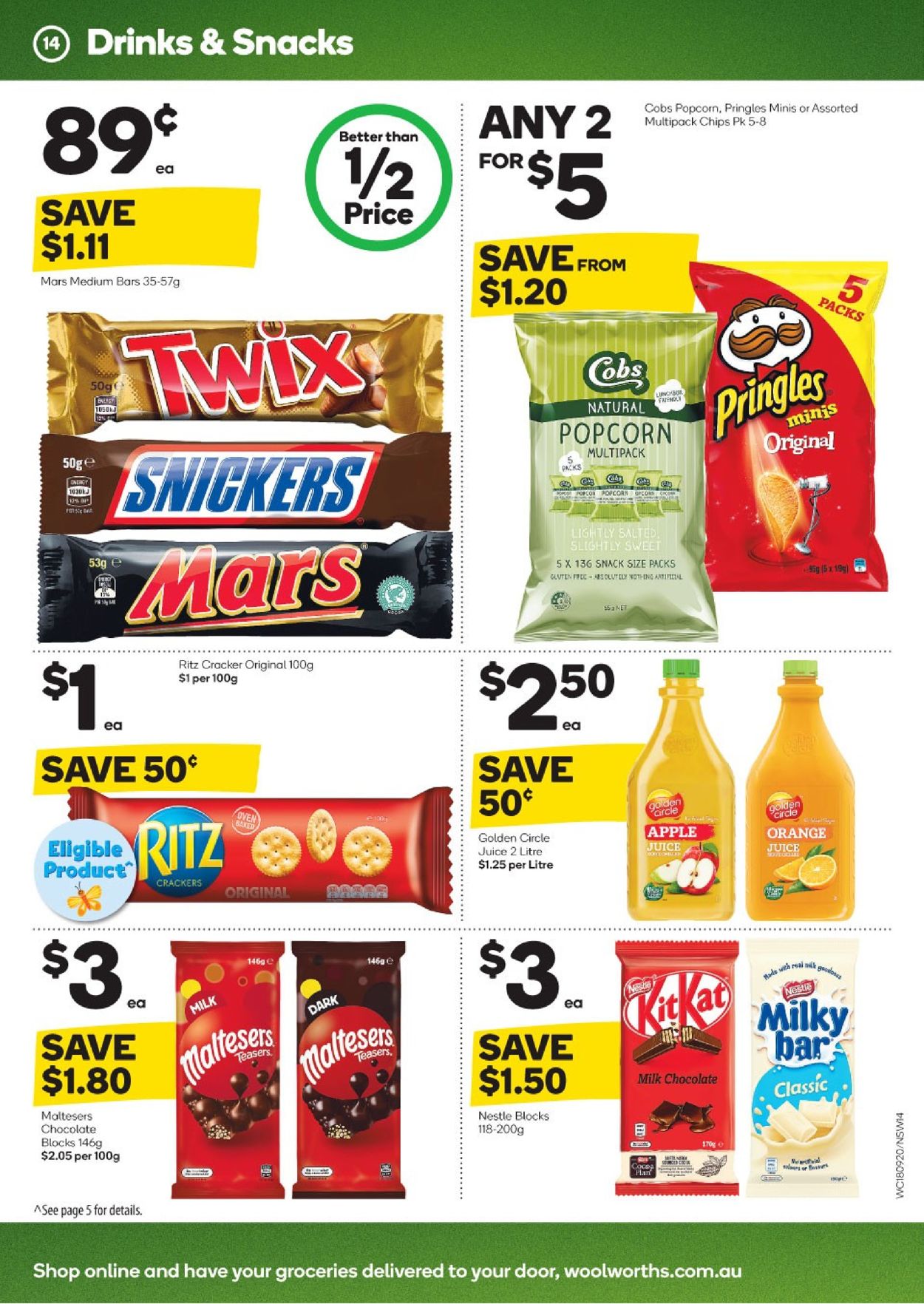 Woolworths Catalogue - 18/09-24/09/2019 (Page 14)
