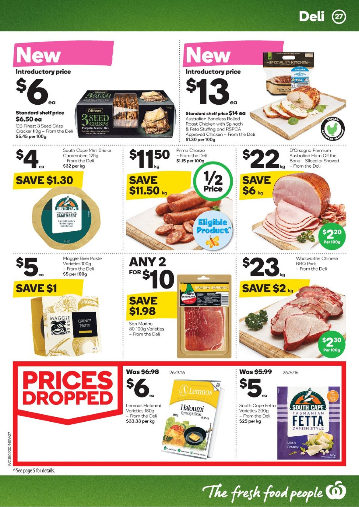 Woolworths Catalogue - 18/09-24/09/2019 (Page 27)