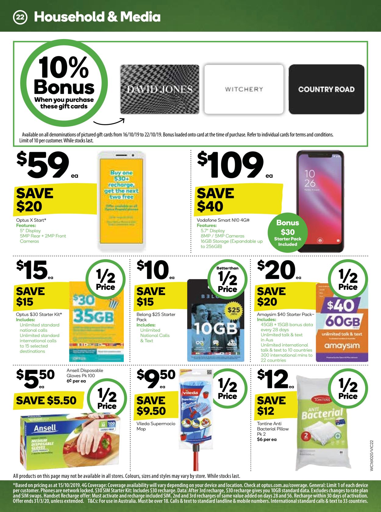 Woolworths Catalogue - 16/10-22/10/2019 (Page 22)