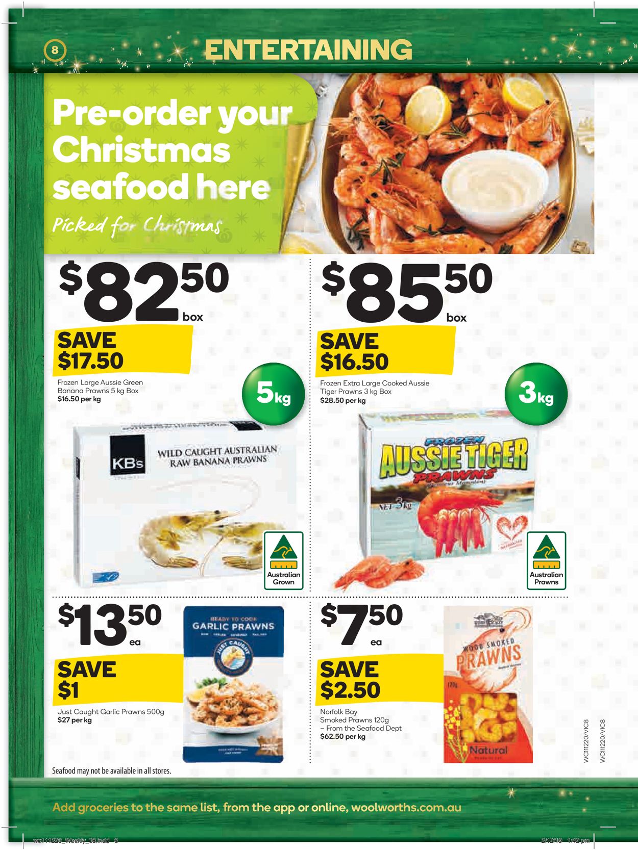 Woolworths Christmas Catalogue 2019 Catalogue - 11/12-17/12/2019 (Page 8)