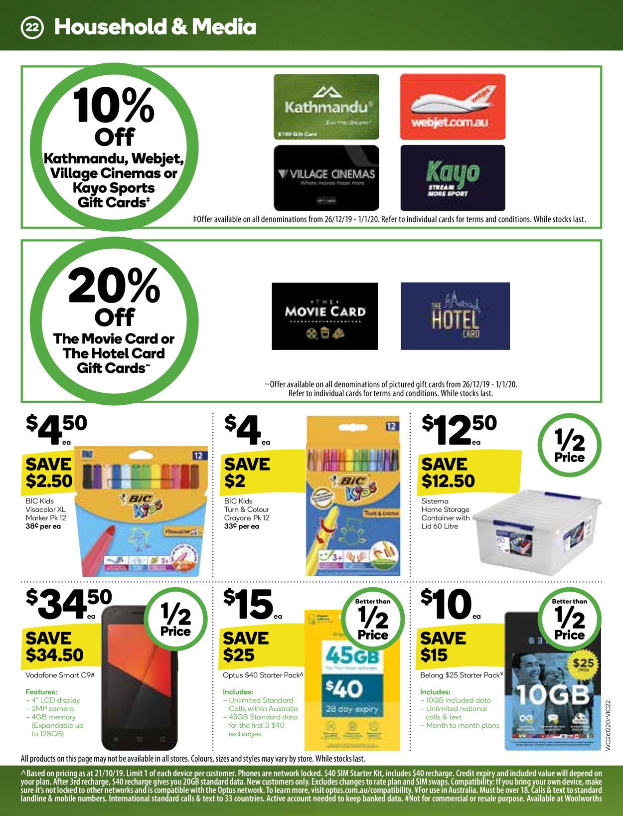 Woolworths New Year Catalogue 2019/2020 Catalogue - 26/12-01/01/2020 (Page 22)