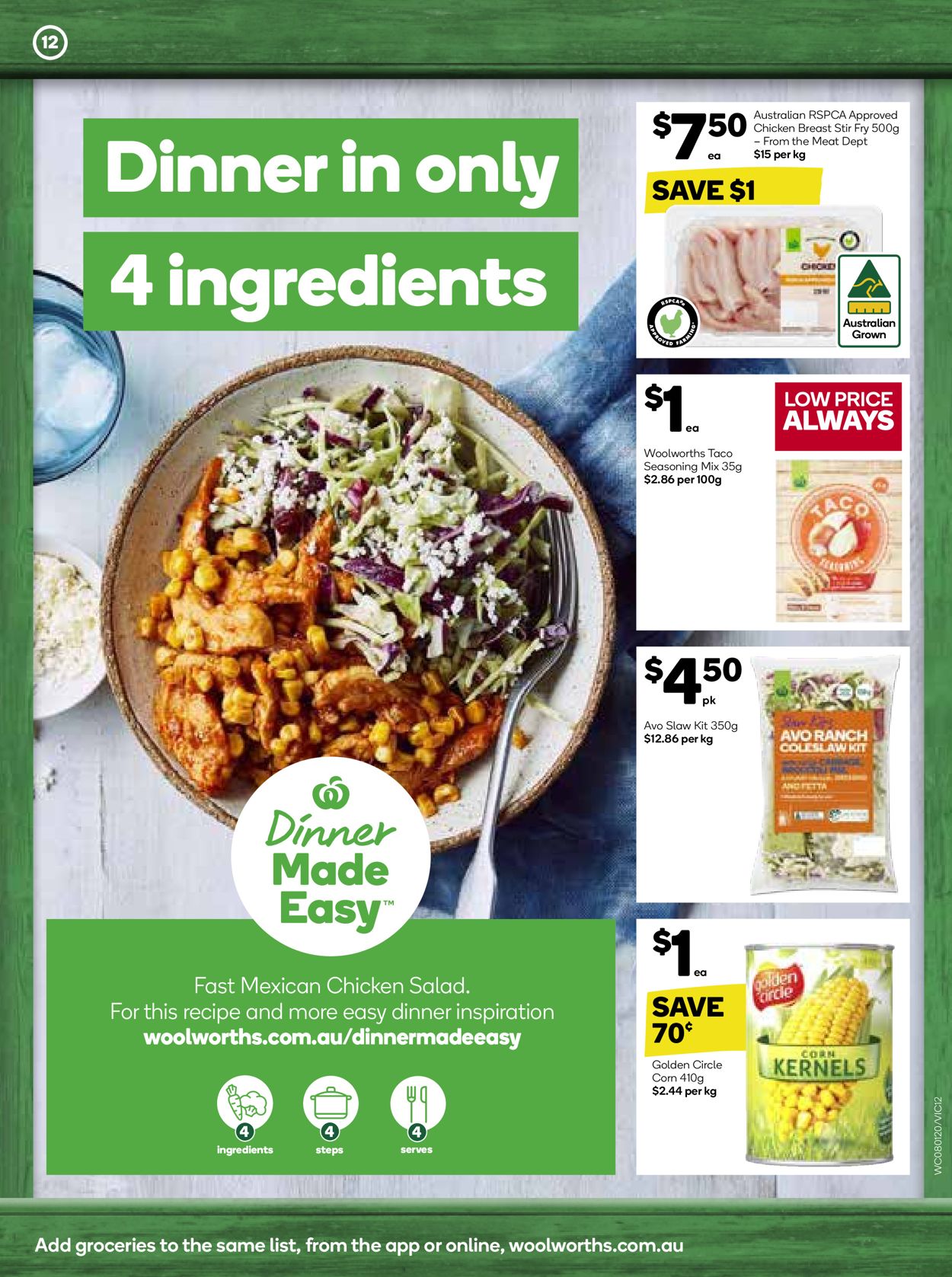 Woolworths Catalogue - 08/01-14/01/2020 (Page 12)