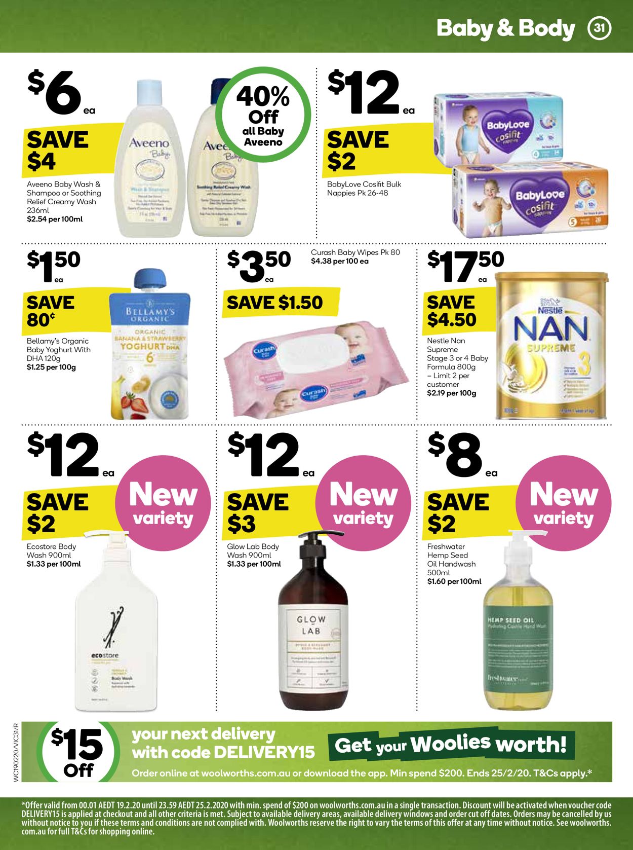 Woolworths Catalogue - 19/02-25/02/2020 (Page 31)