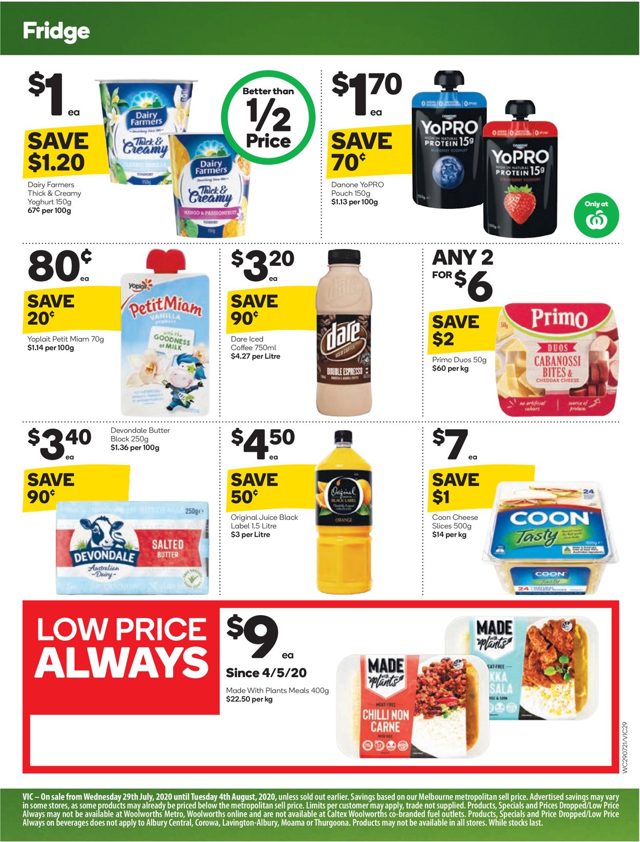 Woolworths Catalogue - 29/07-04/08/2020 (Page 29)