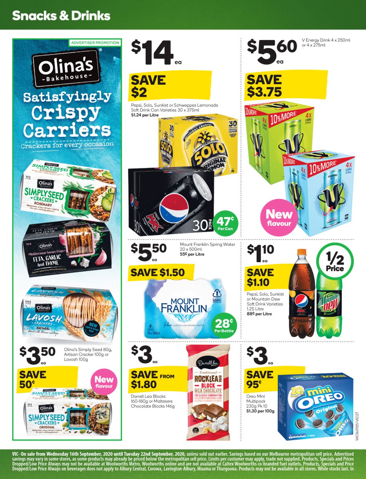 Woolworths Catalogue - 16/09-22/09/2020 (Page 27)