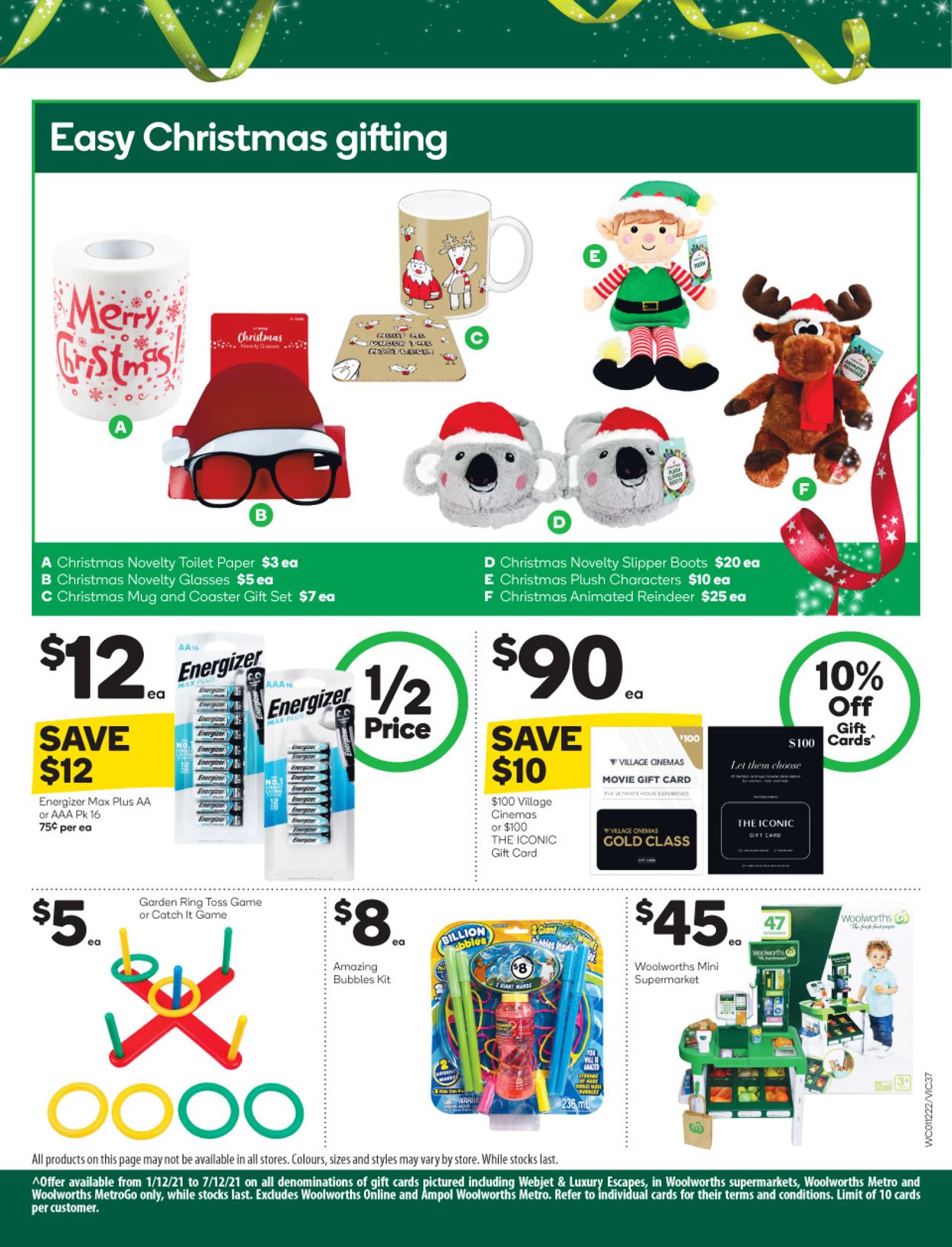 Woolworths HOLIDAYS 2021 Catalogue - 01/12-07/12/2021 (Page 37)