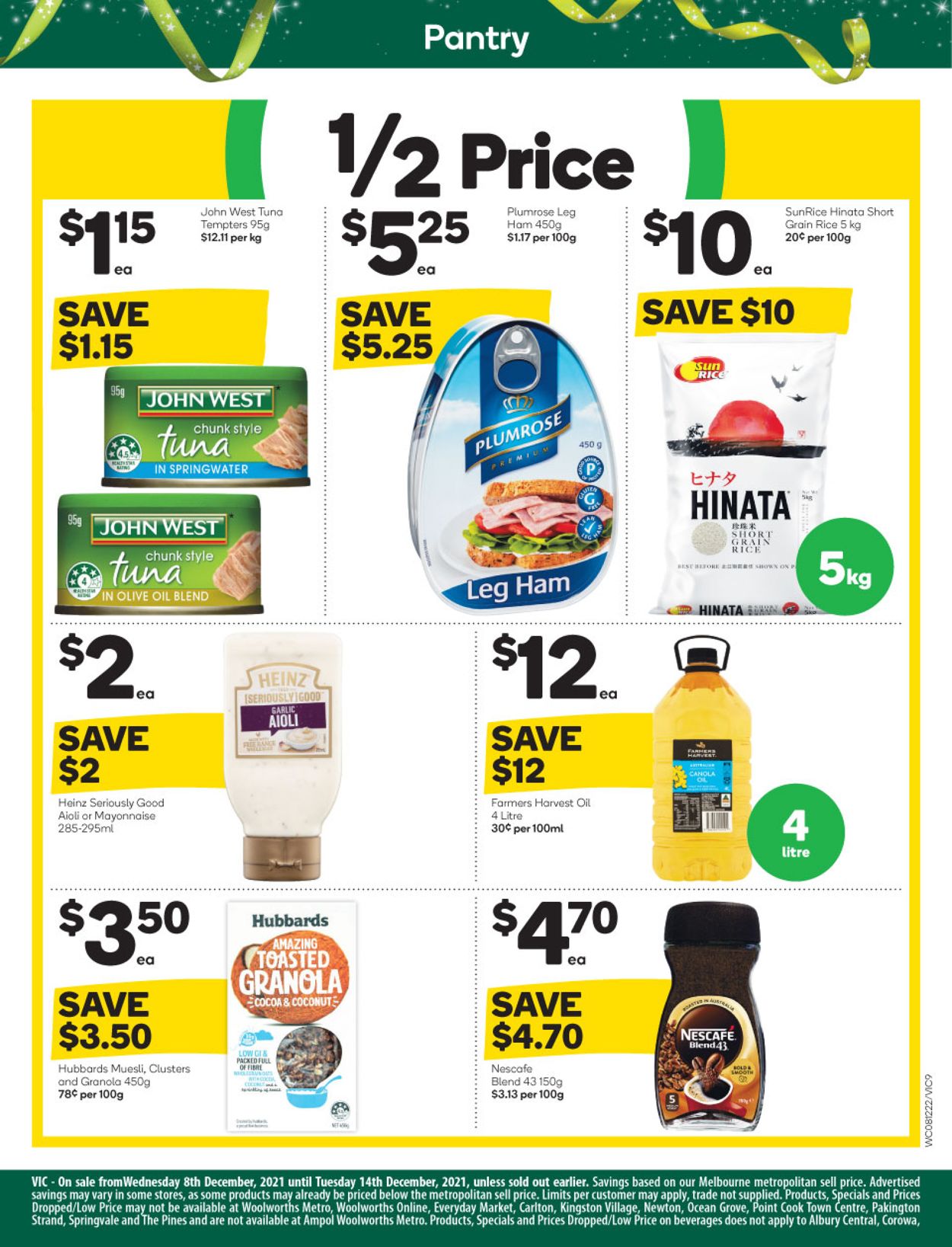 Woolworths HOLIDAYS 2021 Catalogue - 08/12-14/12/2021 (Page 9)