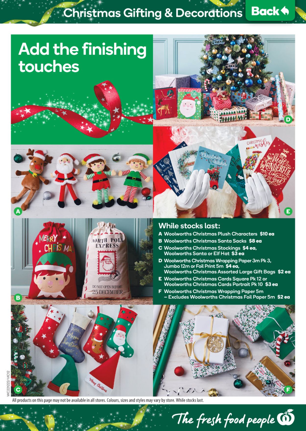 Woolworths HOLIDAYS 2021 Catalogue - 22/12-28/12/2021 (Page 12)
