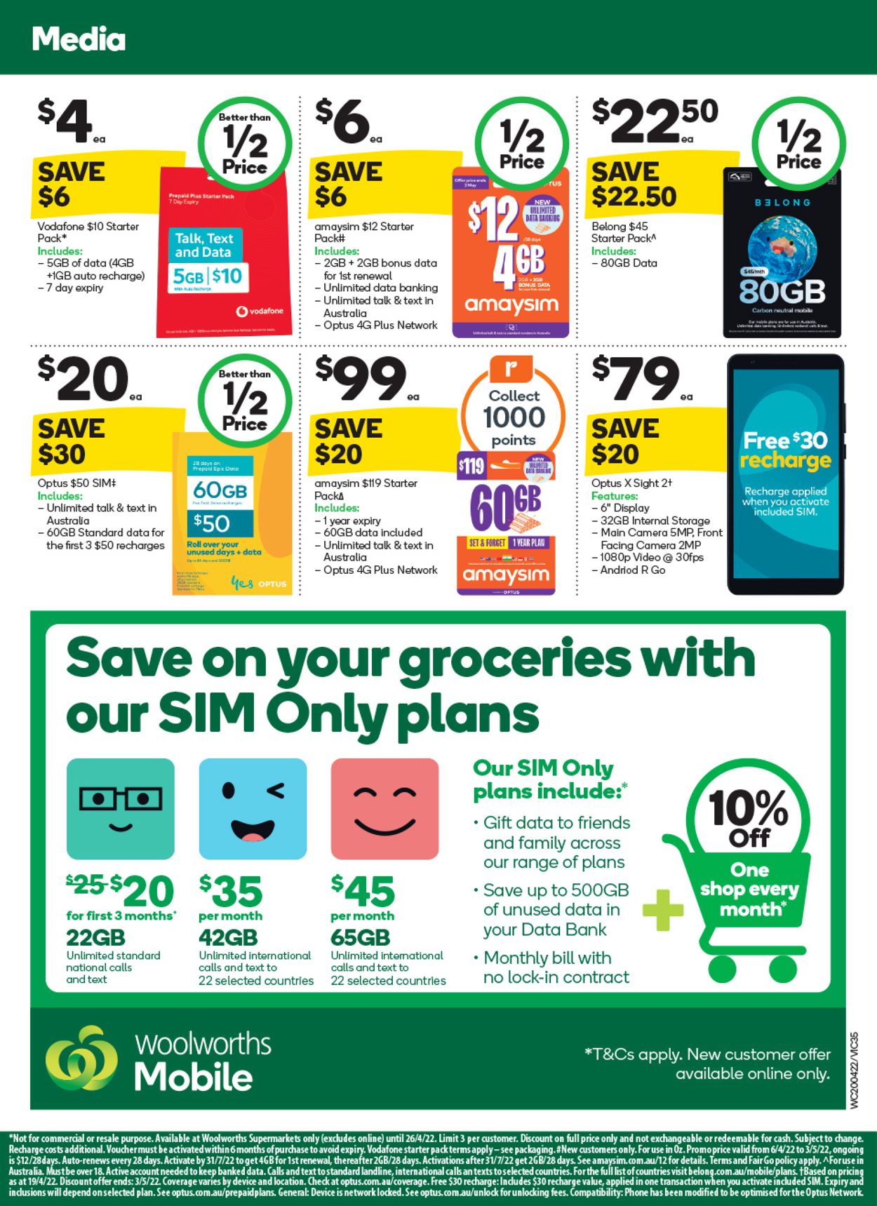 Woolworths Catalogue - 20/04-26/04/2022 (Page 35)