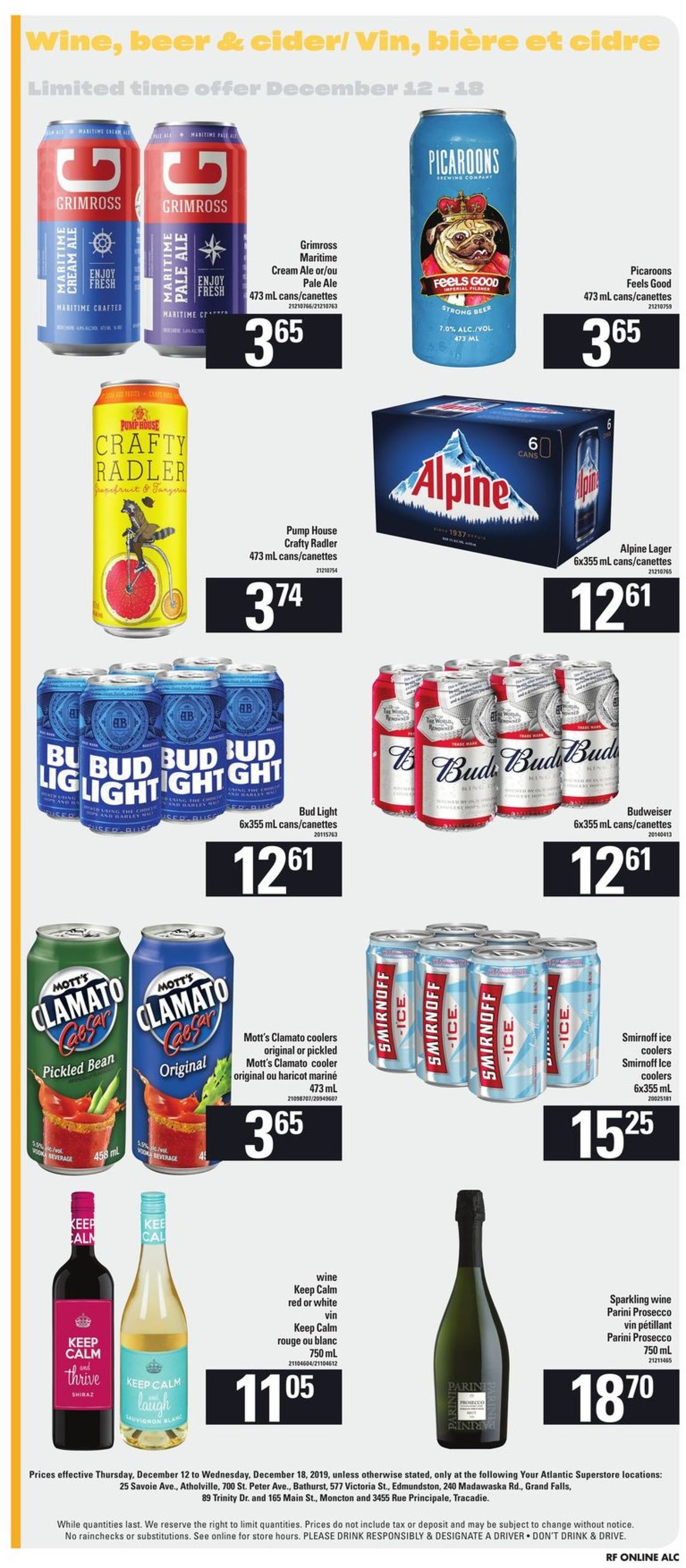 Atlantic Superstore - CHRISTMAS 2019 FLYER Flyer - 12/12-12/18/2019 (Page 14)