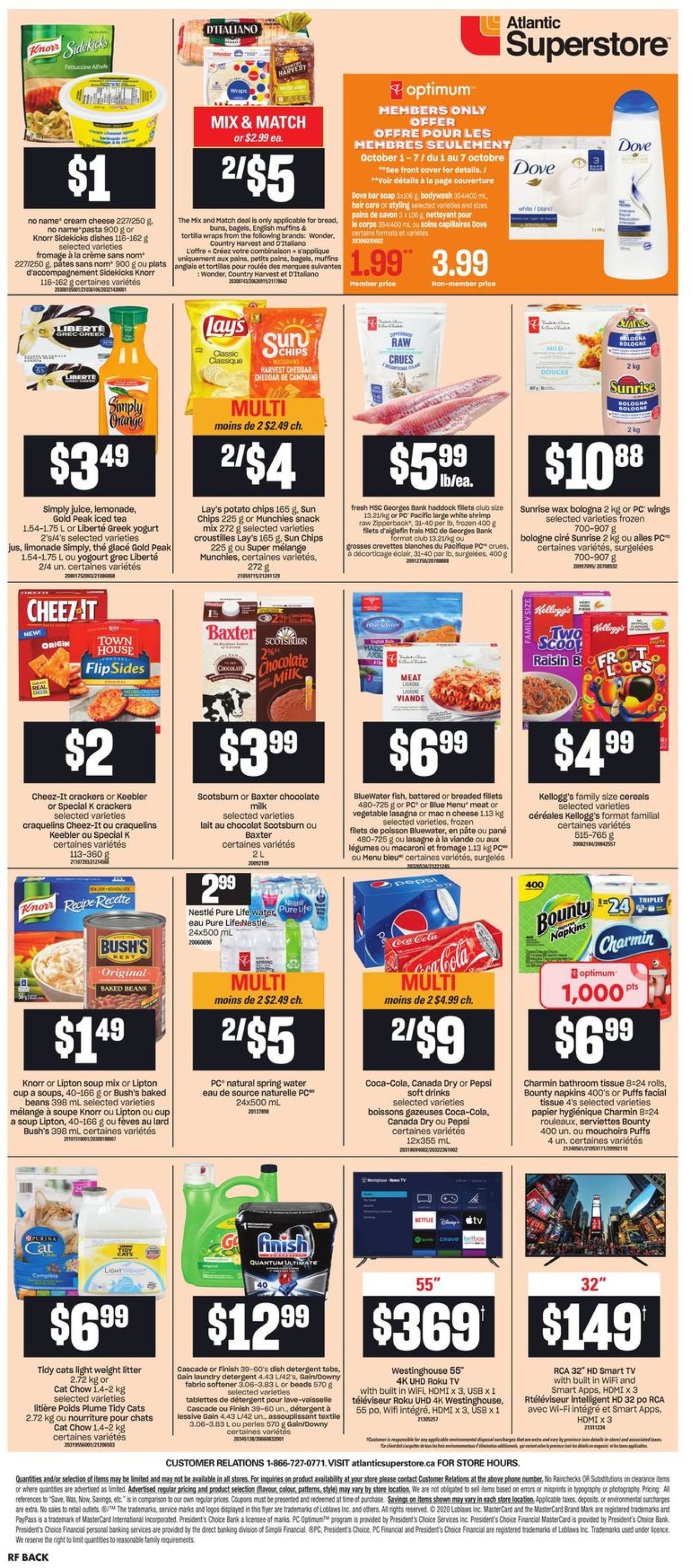 Atlantic Superstore Flyer - 10/01-10/07/2020 (Page 4)