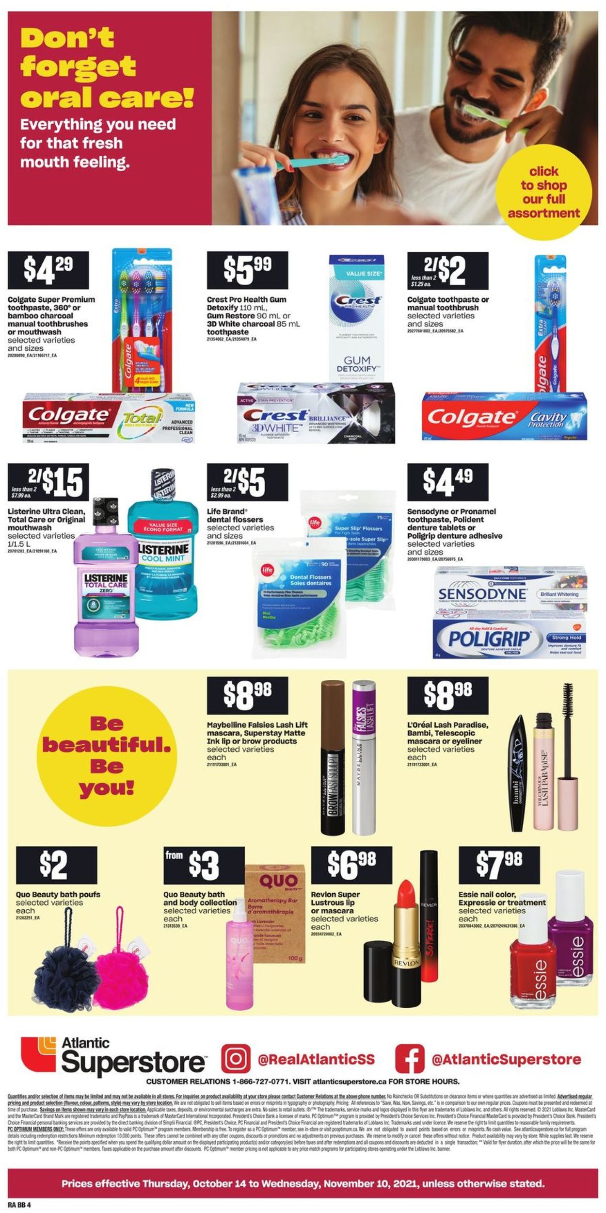 Atlantic Superstore Flyer - 10/14-11/10/2021 (Page 4)