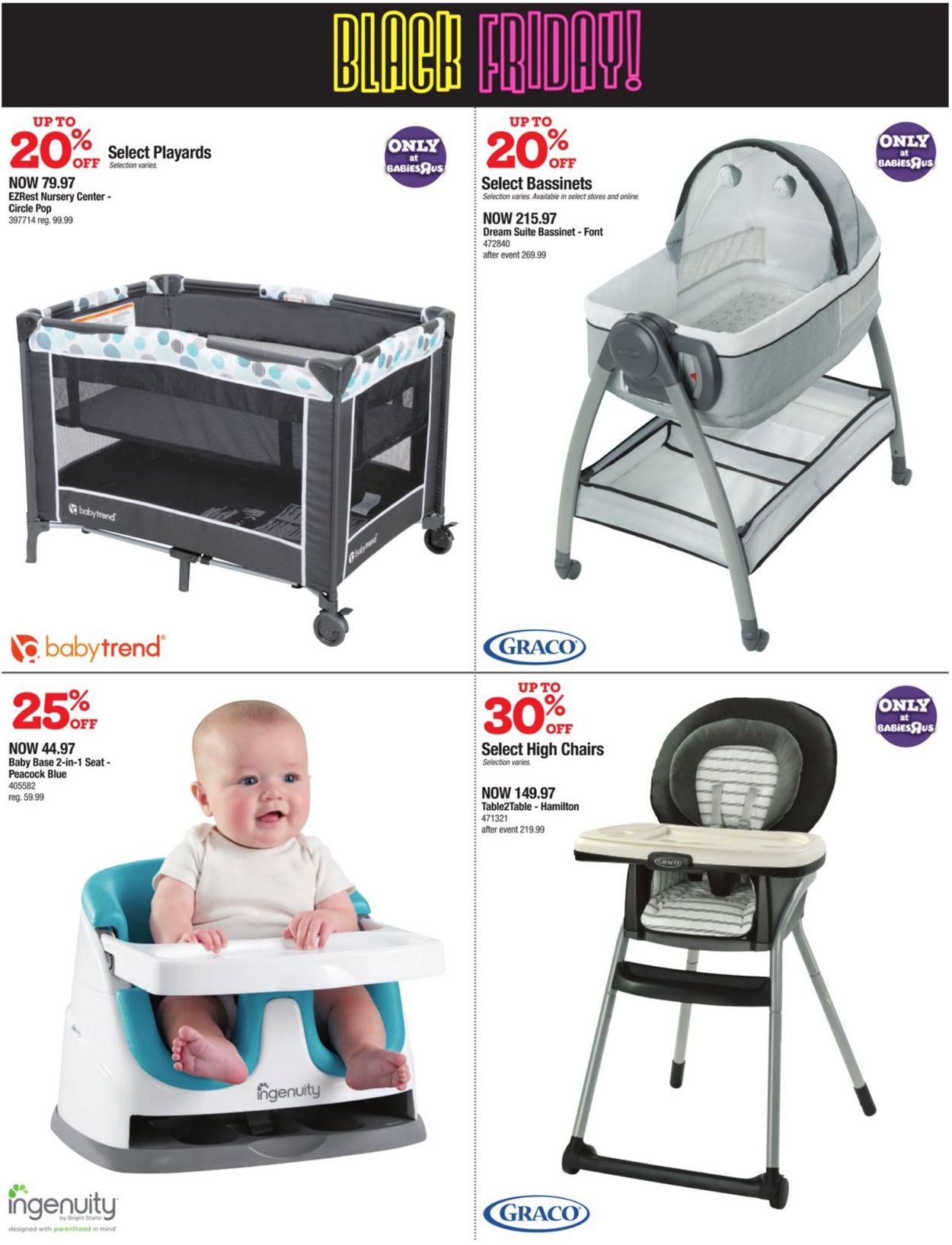 Babies''R''Us BLACK FRIDAY 2021 Flyer - 11/25-12/01/2021 (Page 4)