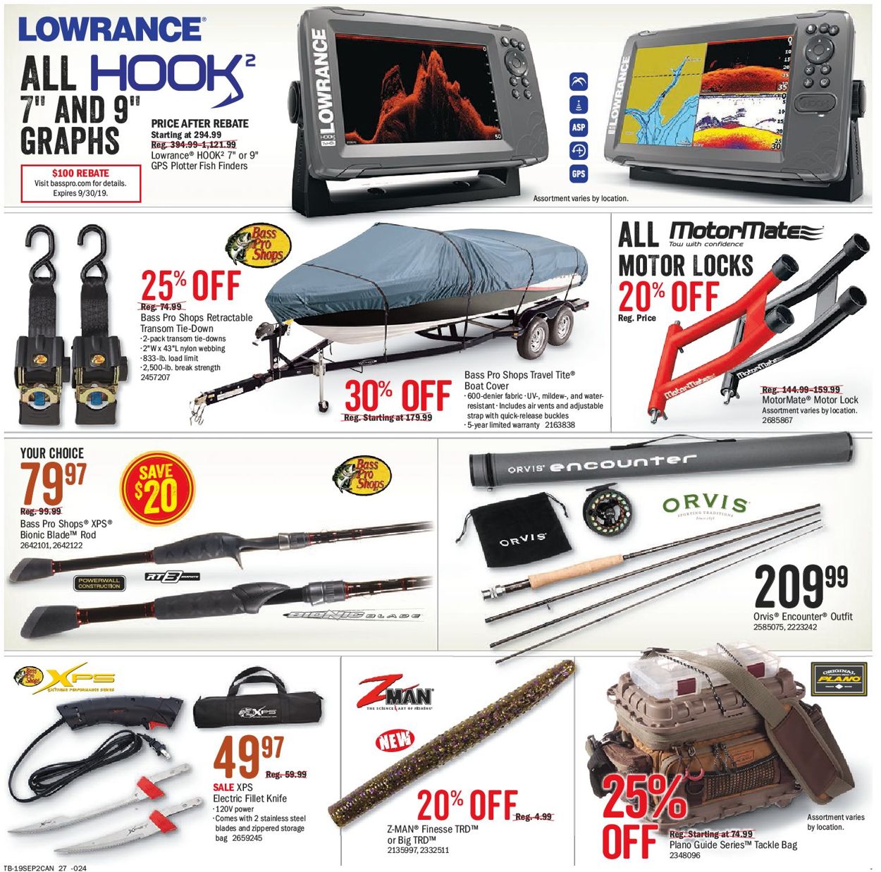 Bass Pro Flyer - 09/05-09/22/2019 (Page 35)
