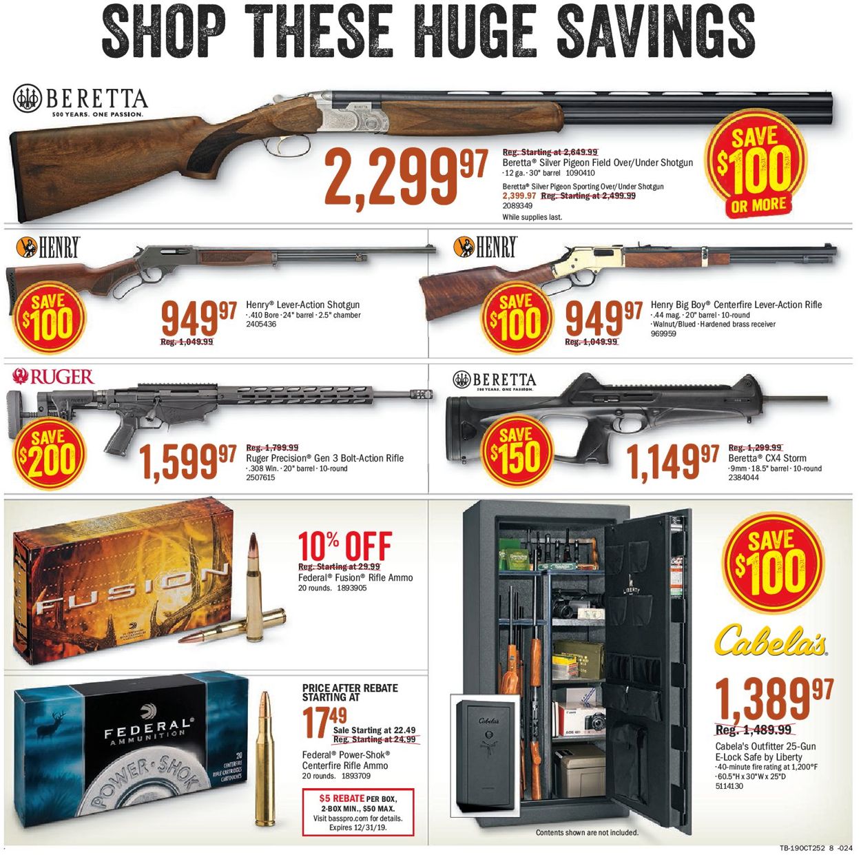 Bass Pro Flyer - 10/03-10/20/2019 (Page 12)