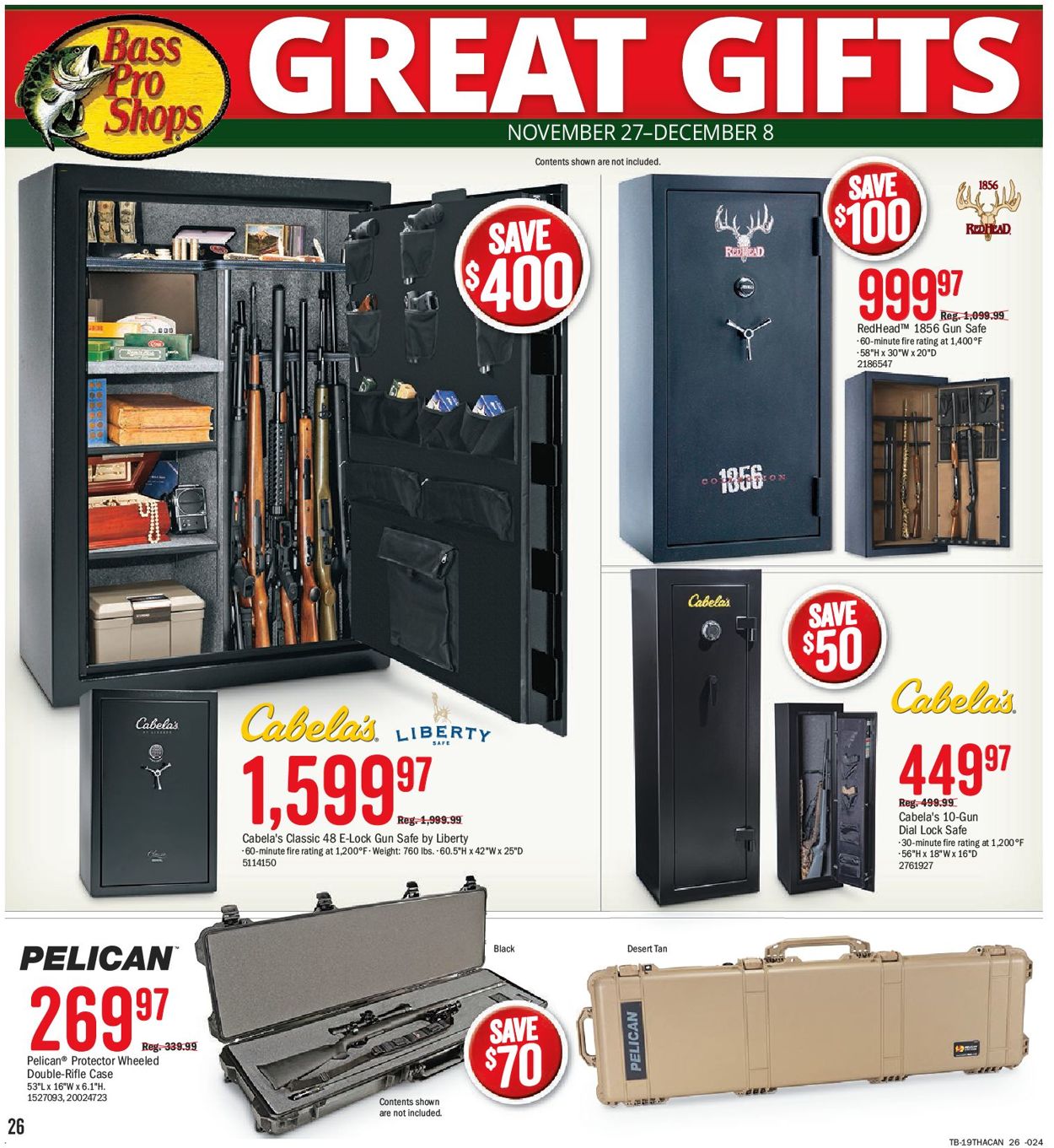 Bass Pro - Black Friday Flyer 2019 Flyer - 11/27-12/01/2019 (Page 26)