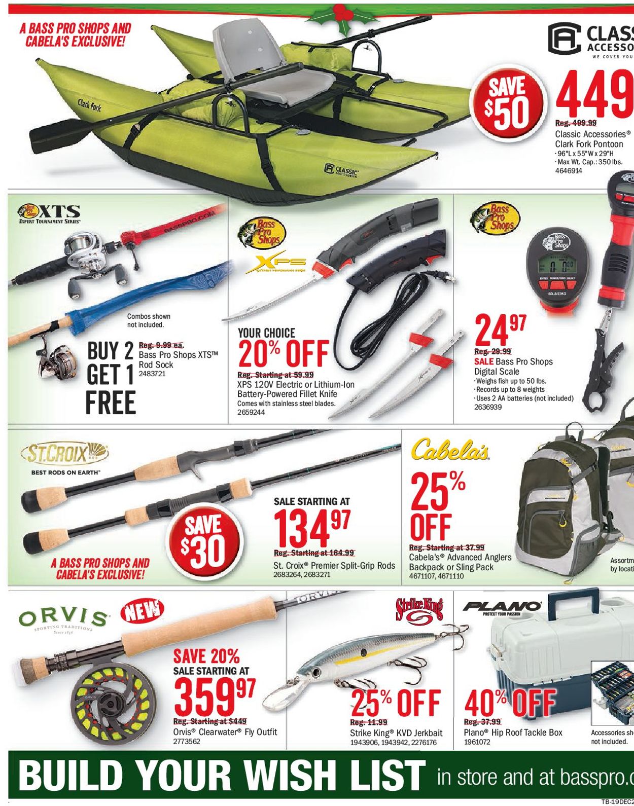 Bass Pro - HOLIDAY SALE 2019 Flyer - 12/08-12/24/2019 (Page 34)