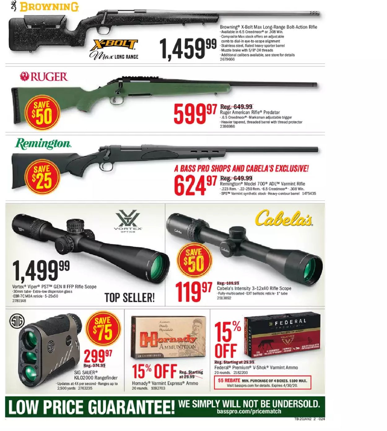 Bass Pro Flyer - 01/09-01/22/2020 (Page 2)