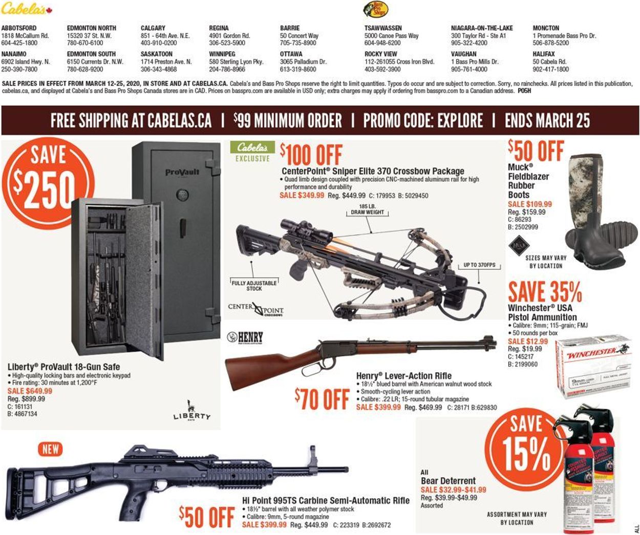 Bass Pro Flyer - 03/12-03/25/2020 (Page 12)