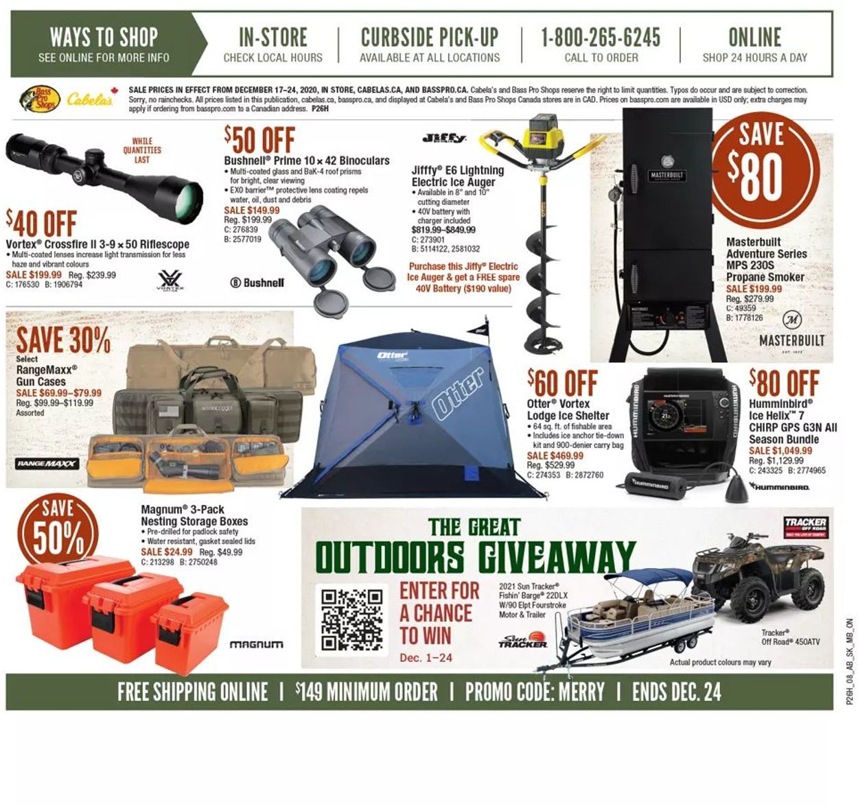 Bass Pro - Holiday 2020 Flyer - 12/17-12/24/2020 (Page 8)