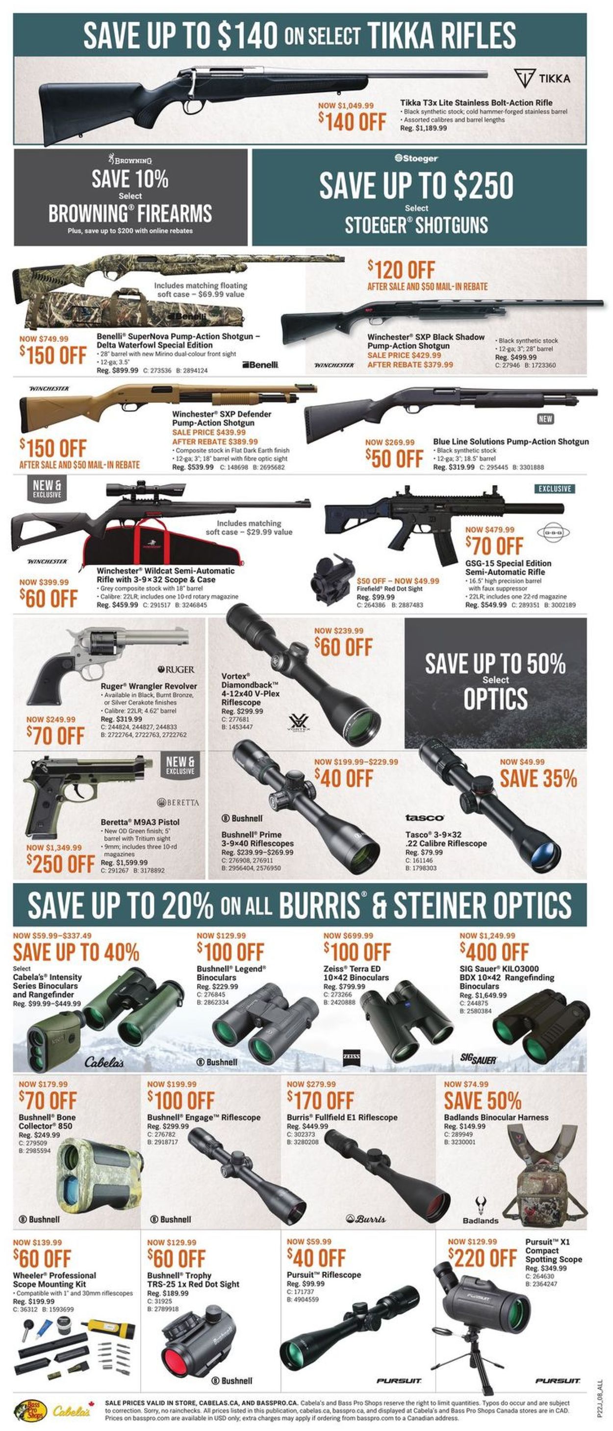Bass Pro BLACK FRIDAY 2021 Flyer - 11/22-12/01/2021 (Page 8)