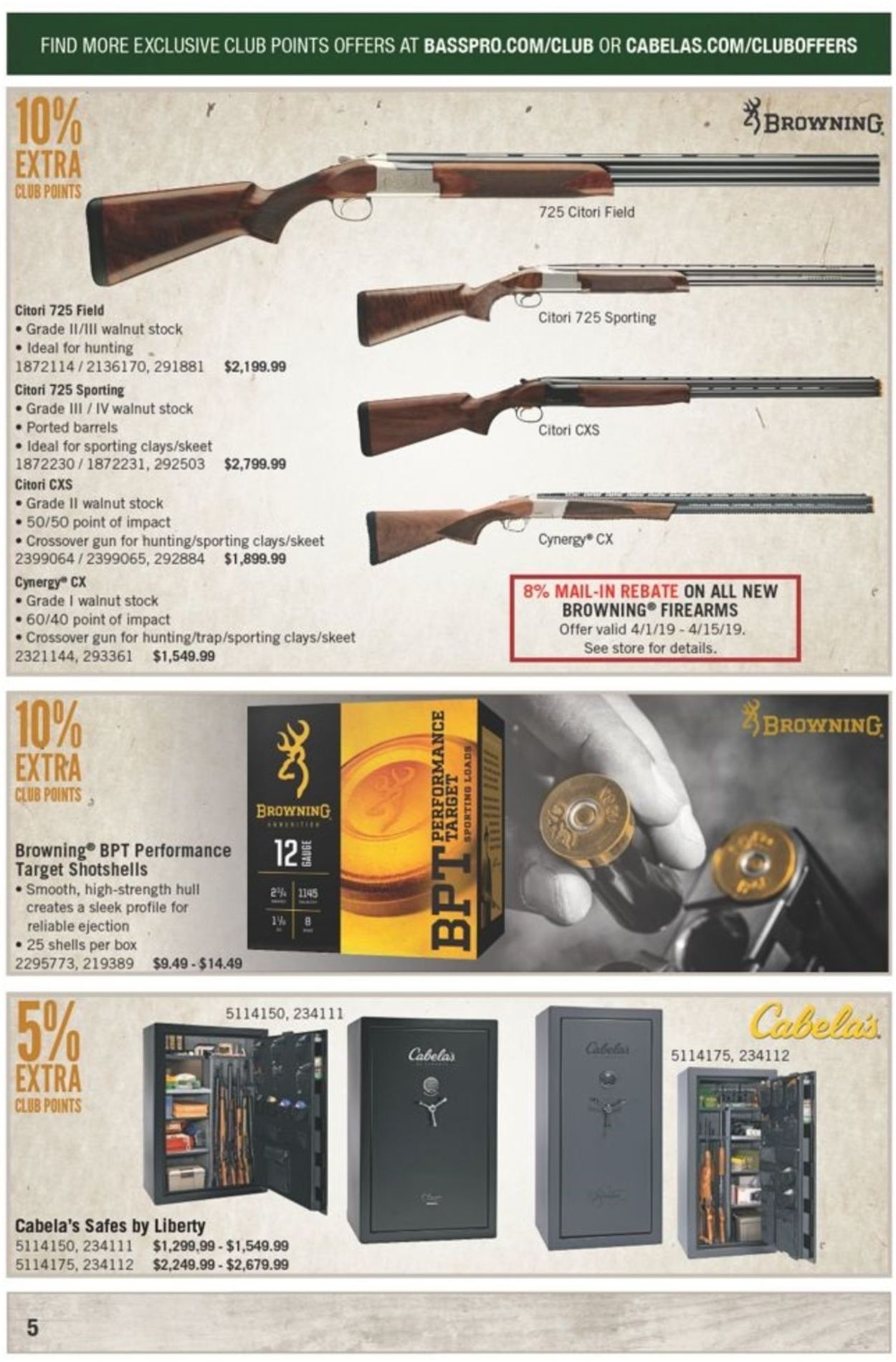 Bass Pro Flyer - 04/01-04/30/2019 (Page 5)