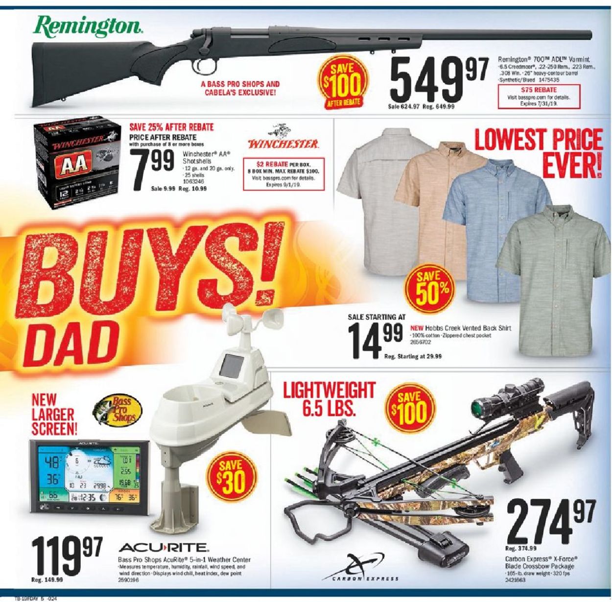 Bass Pro Flyer - 05/28-06/16/2019 (Page 5)