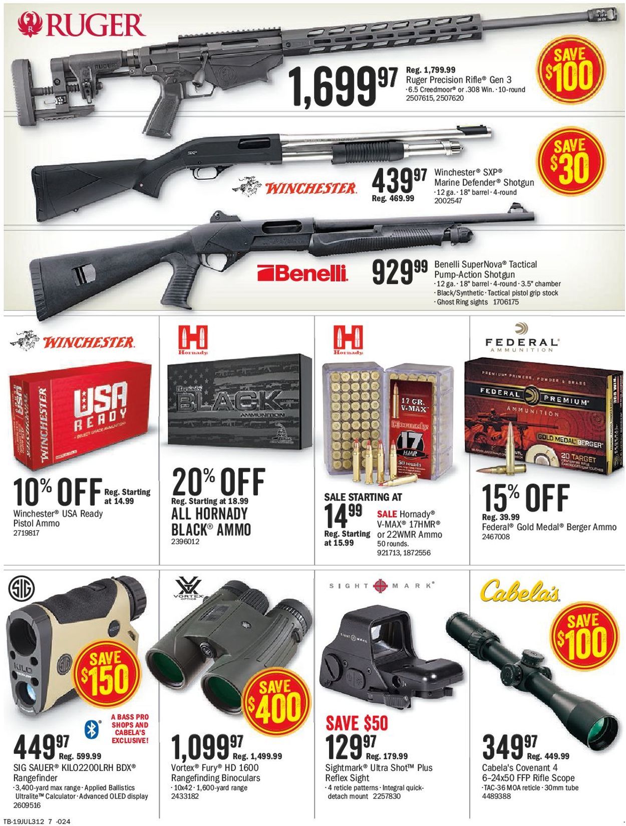Bass Pro Flyer - 07/12-07/28/2019 (Page 7)