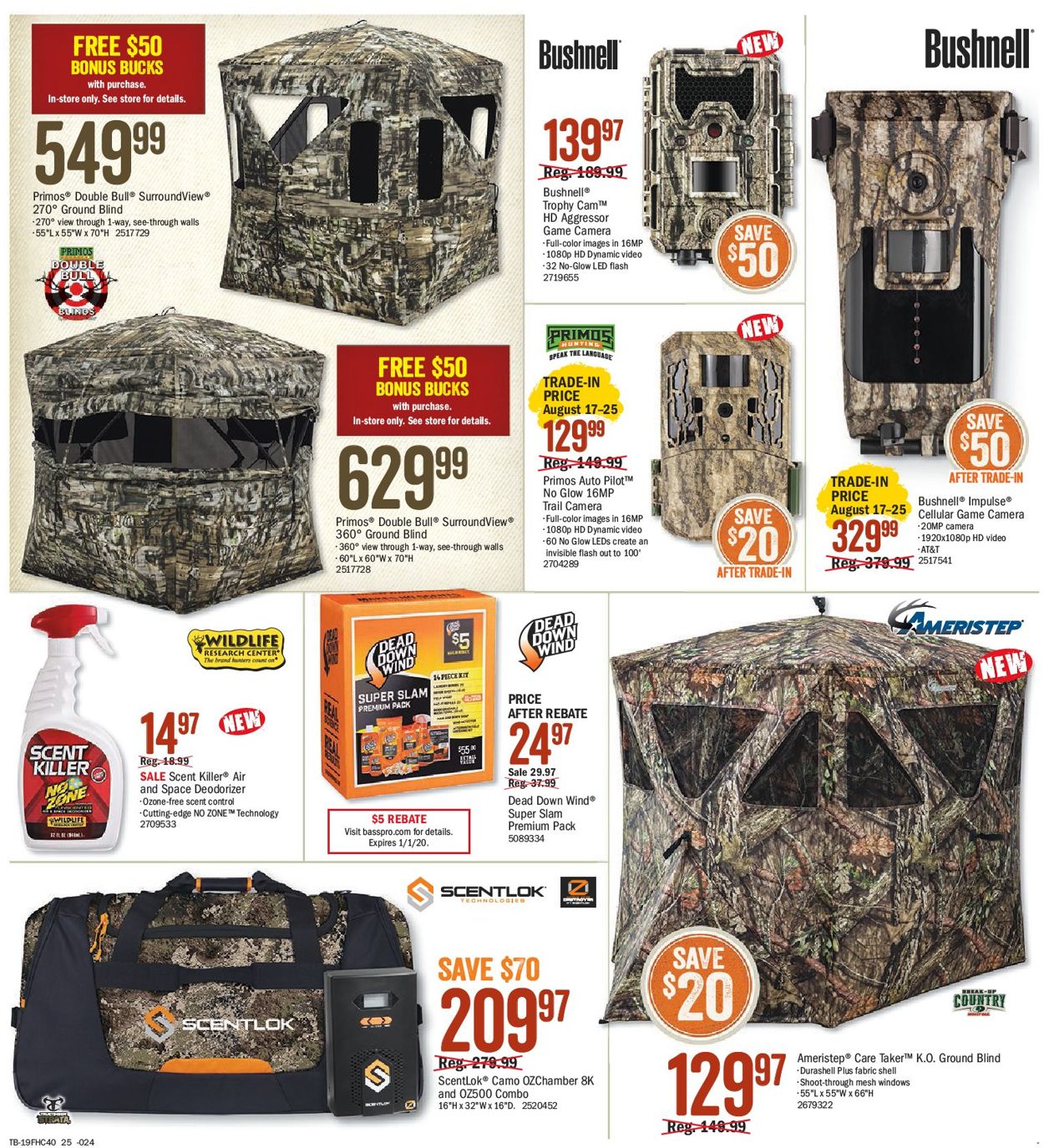 Bass Pro Flyer - 08/09-08/25/2019 (Page 25)