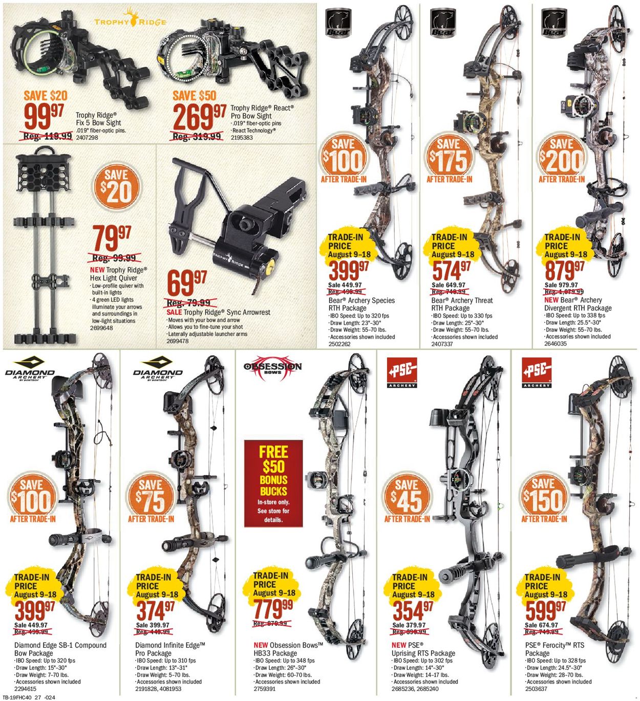 Bass Pro Flyer - 08/09-08/25/2019 (Page 27)